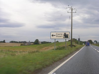 Castle Stuart sign.